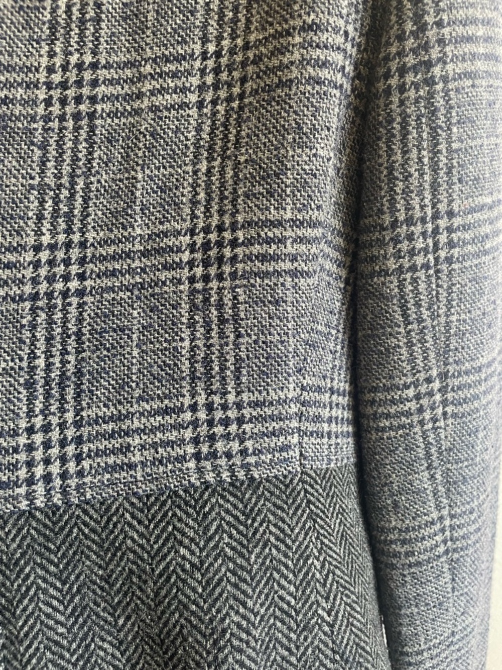 Brooks Brothers Patchwork Wool Blazer Women’s 6 Plaid Herringbone Tweed Jacket P - Picture 9 of 12